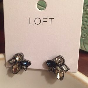 NWT loft crystal earrings